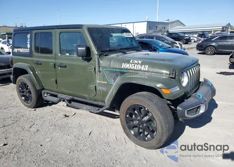 2023 Jeep Wrangler Sahara 4Xe из США, поврежденный, VIN 1C4JJXP60PW683667